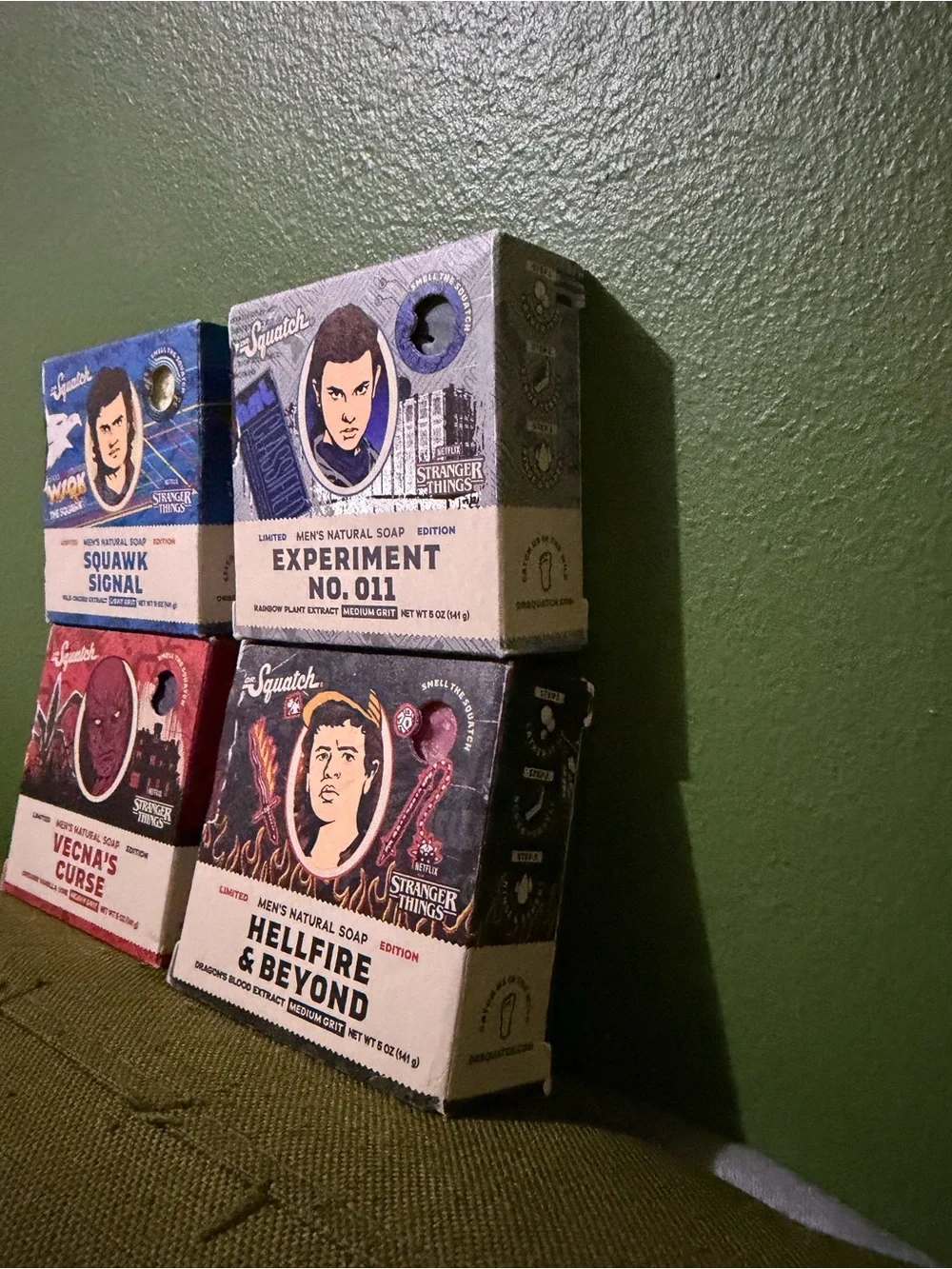 Squatch Labs Limited Edition Soap Set - Blue, Red, Gray